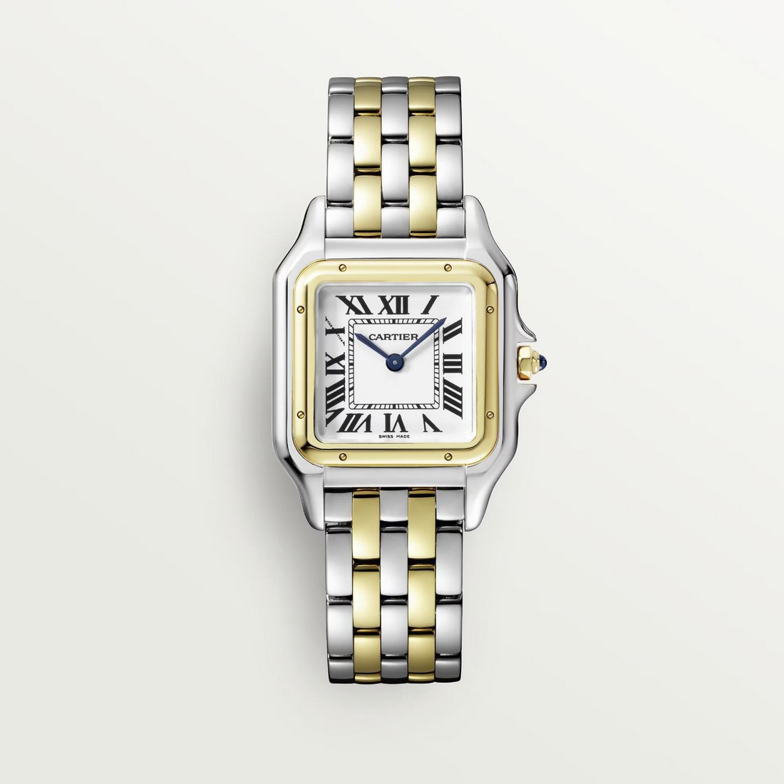 Đồng Hồ Cartier Panthère De Cartier Medium Watch Nữ Xám Vàng